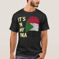 Sudan In My DNA Sudanese Flag Team Sudan americana