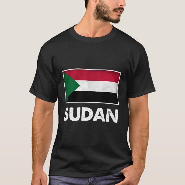 Sudan Sudanese Flag T-Shirt (Front)