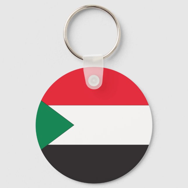 Sudanese Flag Keychain (Front)