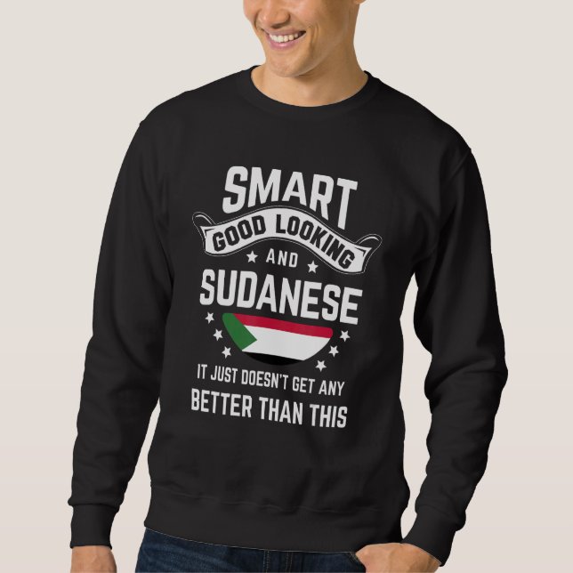 Sudanese Flag Native Pride  Sudan Sudanese Roots Sweatshirt (Front)