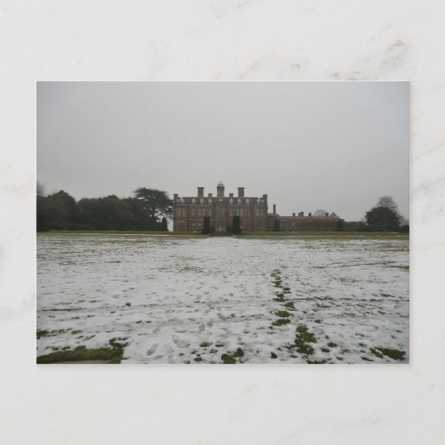 Sudbury Hall in Derbyshire, England Postcard (Front)