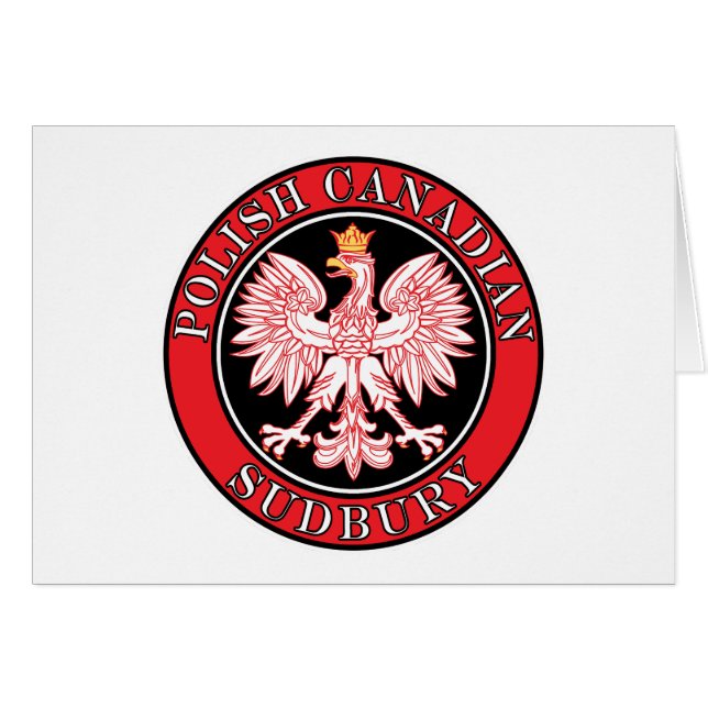 Sudbury Polish Canadian Eagle (Front Horizontal)