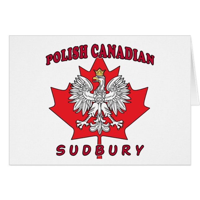 Sudbury Polish Canadian Leaf (Front Horizontal)