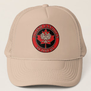 Sudbury Round Polish Canadian Leaf Trucker Hat