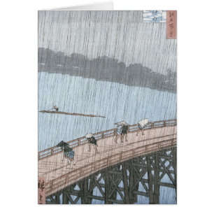 Sudden Shower over Shin-Ohashi Bridge and