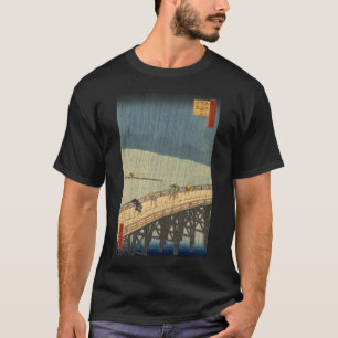 Sudden shower over Shin-Ōhashi bridge, Hiroshige T-Shirt