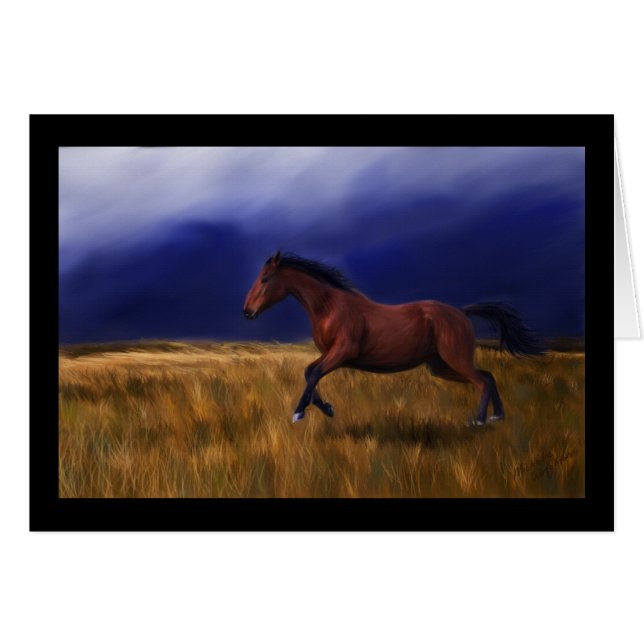 Sudden Thunder Horse Art (Front Horizontal)