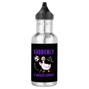 Suddenly a soccer expert 532 ml water bottle