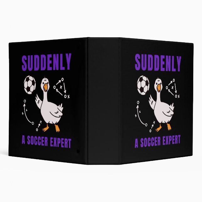 Suddenly a soccer expert binder (Background)