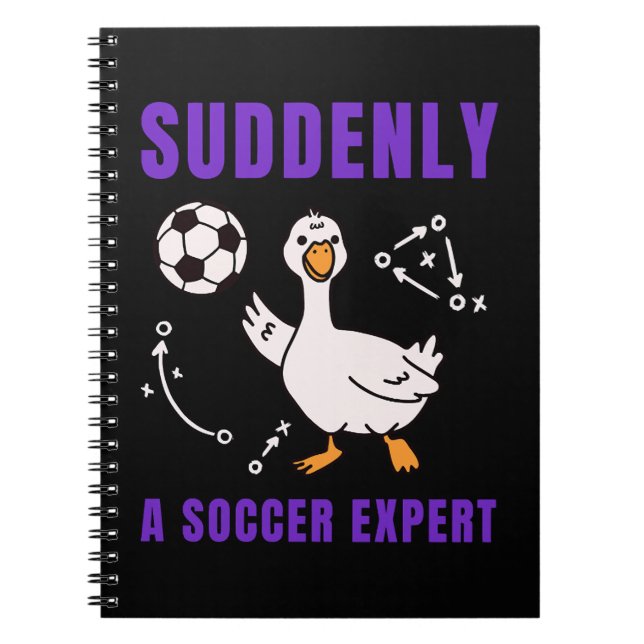Suddenly a soccer expert notebook (Front)