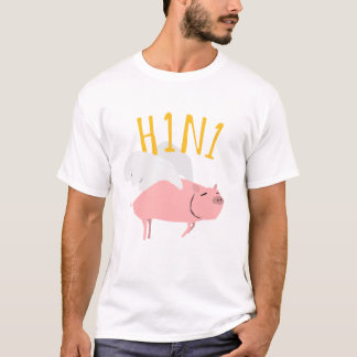 Suddenly Swine Flew White T-Shirt