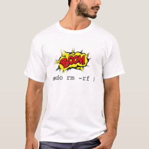 Sudo RM RF for Men Women Linux Command T-Shirt