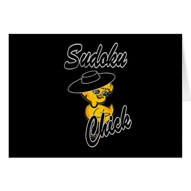 Sudoku Chick #4 (Front Horizontal)