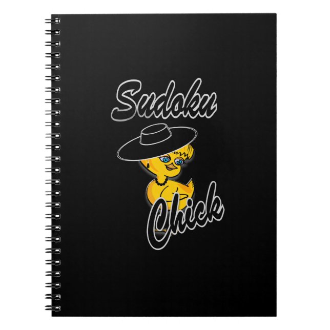 Sudoku Chick #4 Notebook (Front)