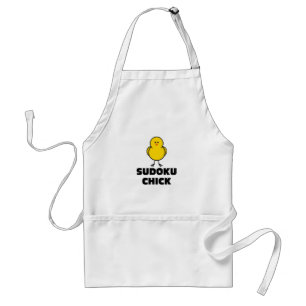 Sudoku Chick Standard Apron