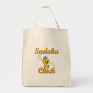 Sudoku Chick Tote Bag