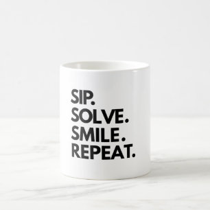 Sudoku Lovers Cup of Choice:Sip Solve Smile Repeat