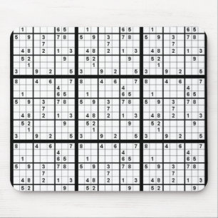 Sudoku Mouse Pad