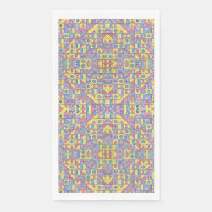 Sudoku One-Modern Bauhaus Geometric Pattern Napkin