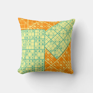 Sudoku Puzzles Throw Pillow