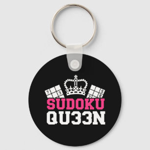 Sudoku queen keychain