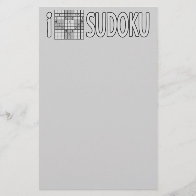 SUDOKU stationary Stationery (Front)