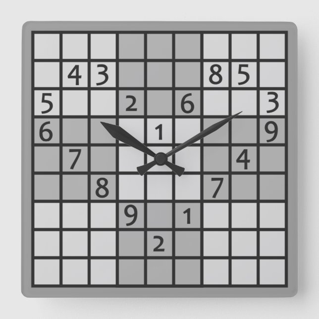 SUDOKU wall clock (Front)