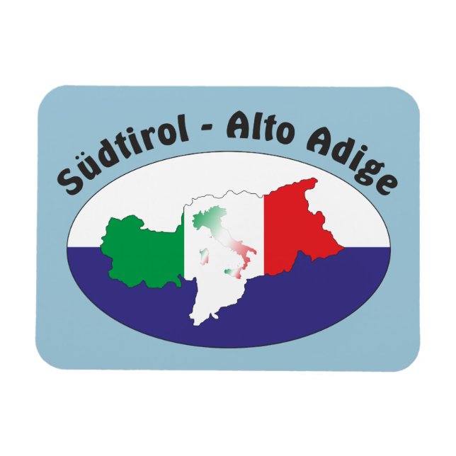 Südtirol – Alto Adige Premium Flexi Magnet (Horizontal)