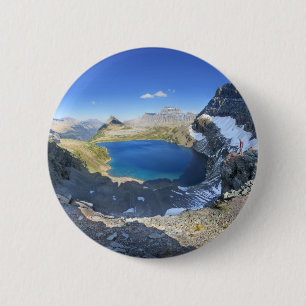 Sue Lake Overlook - Glacier National Park 2 Inch Round Button