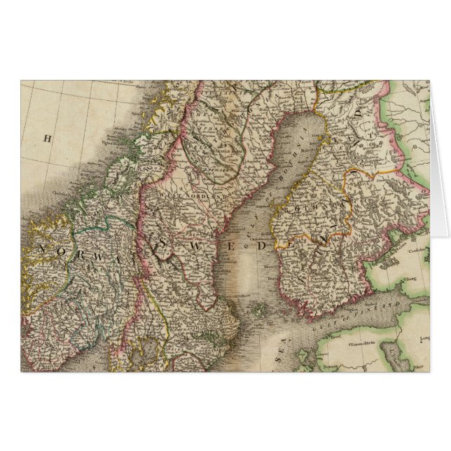 Suède, Danemark et Norvège (Devant horizontal)