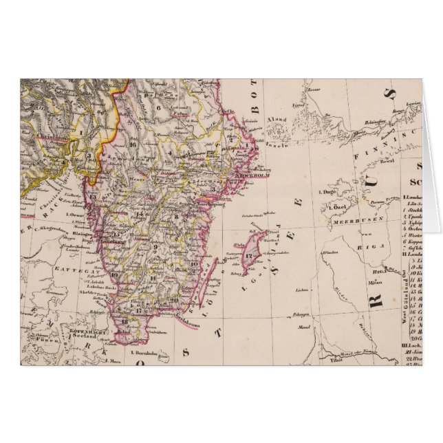 Suède du Sud et Norvège (Devant horizontal)