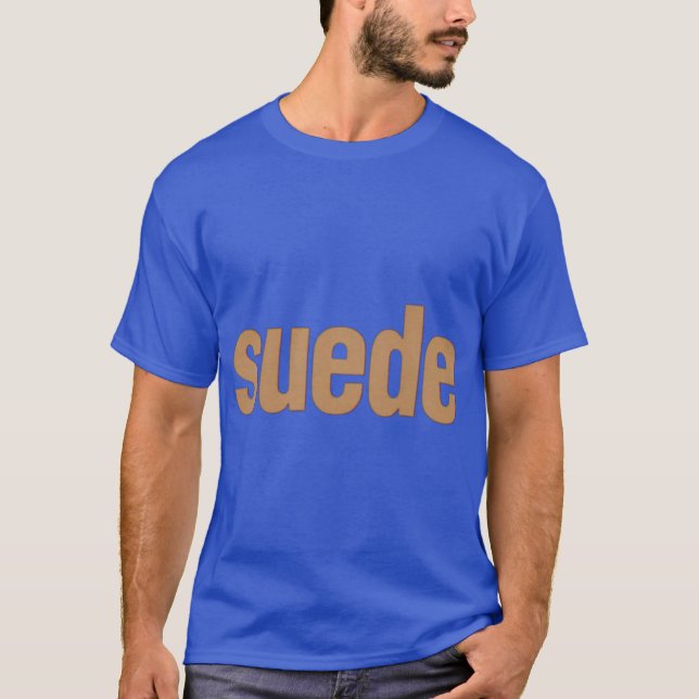Suede retro T-Shirt (Front)