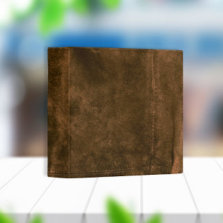 Suede Seam Look of Leather Binder