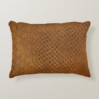 suede with beautiful patternpattern,snake,texture, accent pillow