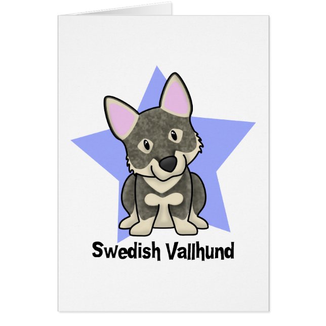 Suédois Vallhund d'étoile de Kawaii (Devant)
