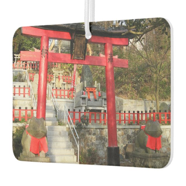 Suehiro Ogami Shrine (Fortune Frog Shrine) Air Freshener (Left)