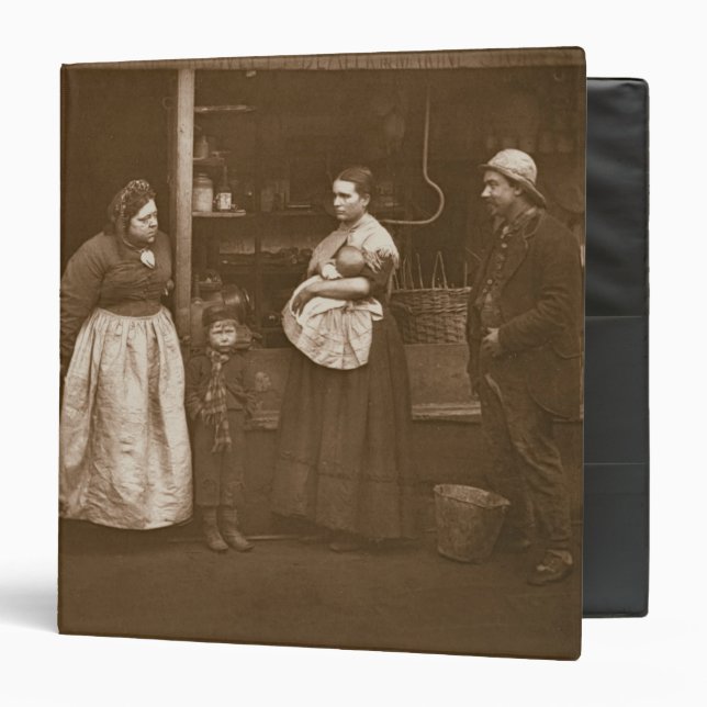 Sufferers from the Flood, from 'Street Life in Lon Binder (Front/Inside)