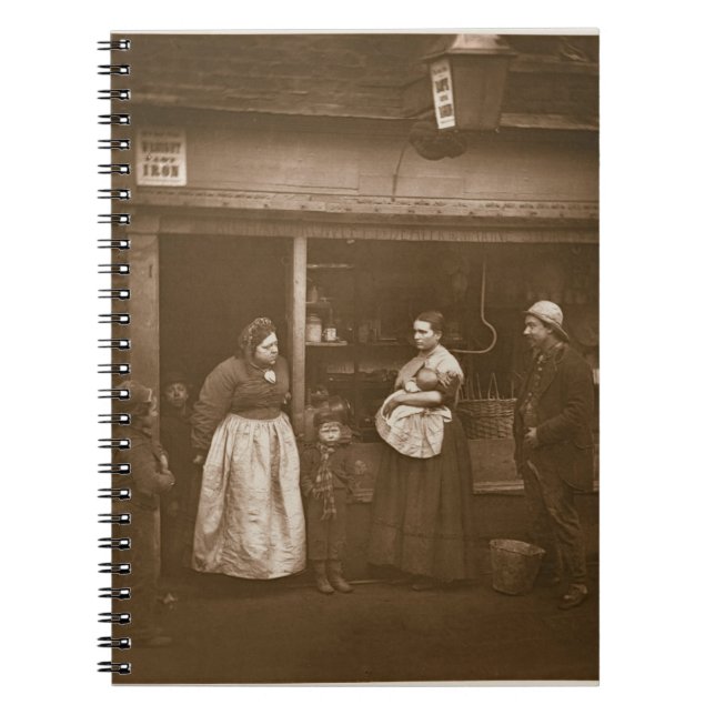 Sufferers from the Flood, from 'Street Life in Lon Notebook (Front)