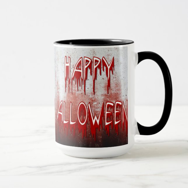 Suffering Happy Halloween Blood Stained Mug (Right)