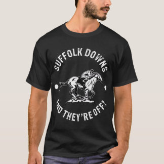 Suffolk Downs Racetrack Horse Racing Fan Equestria T-Shirt