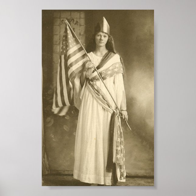 suffrage liberity lady poster (Front)