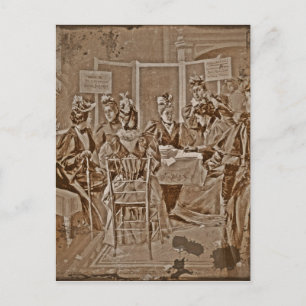 Suffrage Movement Meeting Postcard
