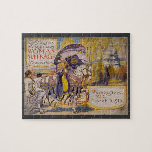 Suffrage Procession 1913 Jigsaw Puzzle