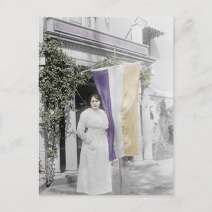 Suffragette at National Women's Party Headquarter Postcard