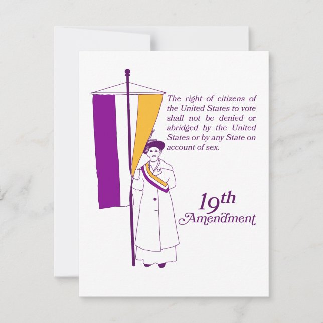 Suffragette Card (Front)
