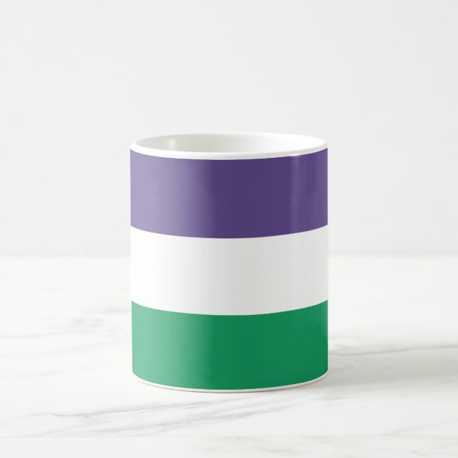 Suffragette Flag Coffee Mug (Center)