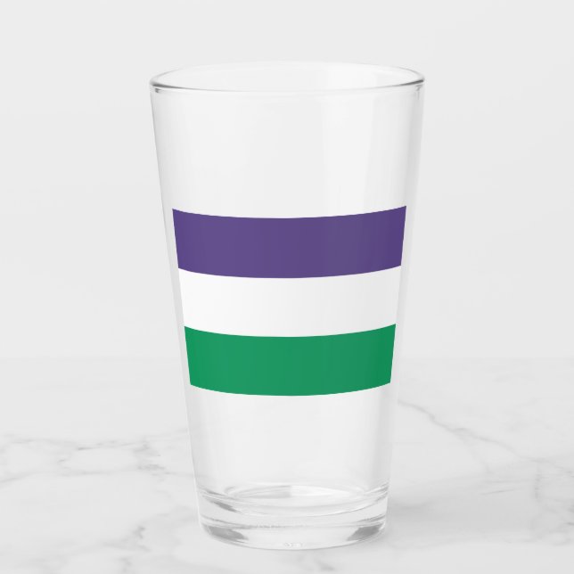 Suffragette Flag Glass (Front)