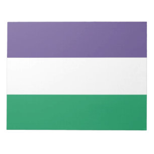 Suffragette Flag Notepad