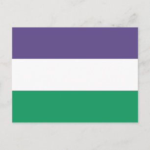 Suffragette Flag Postcard