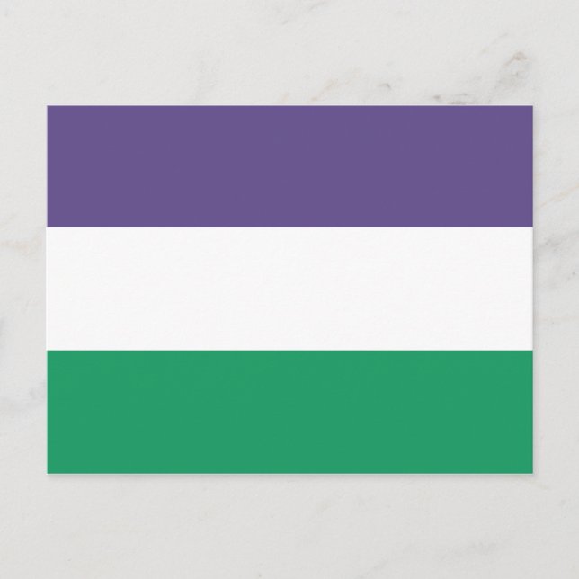 Suffragette Flag Postcard (Front)